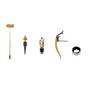 Voir la diapositive 3 : Paris Prix Coffret pour le Vin  5 Accessoires  24cm Naturel