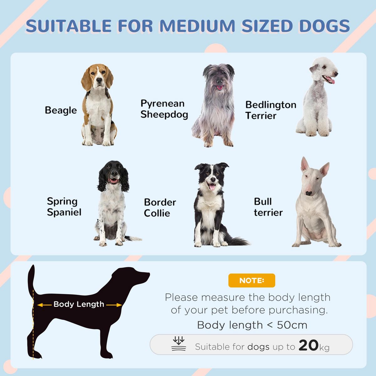 PAWHUT Niche pour chien design chalet sur pied - toit double pente, plancher amovible - plastique noir bois blanc gris