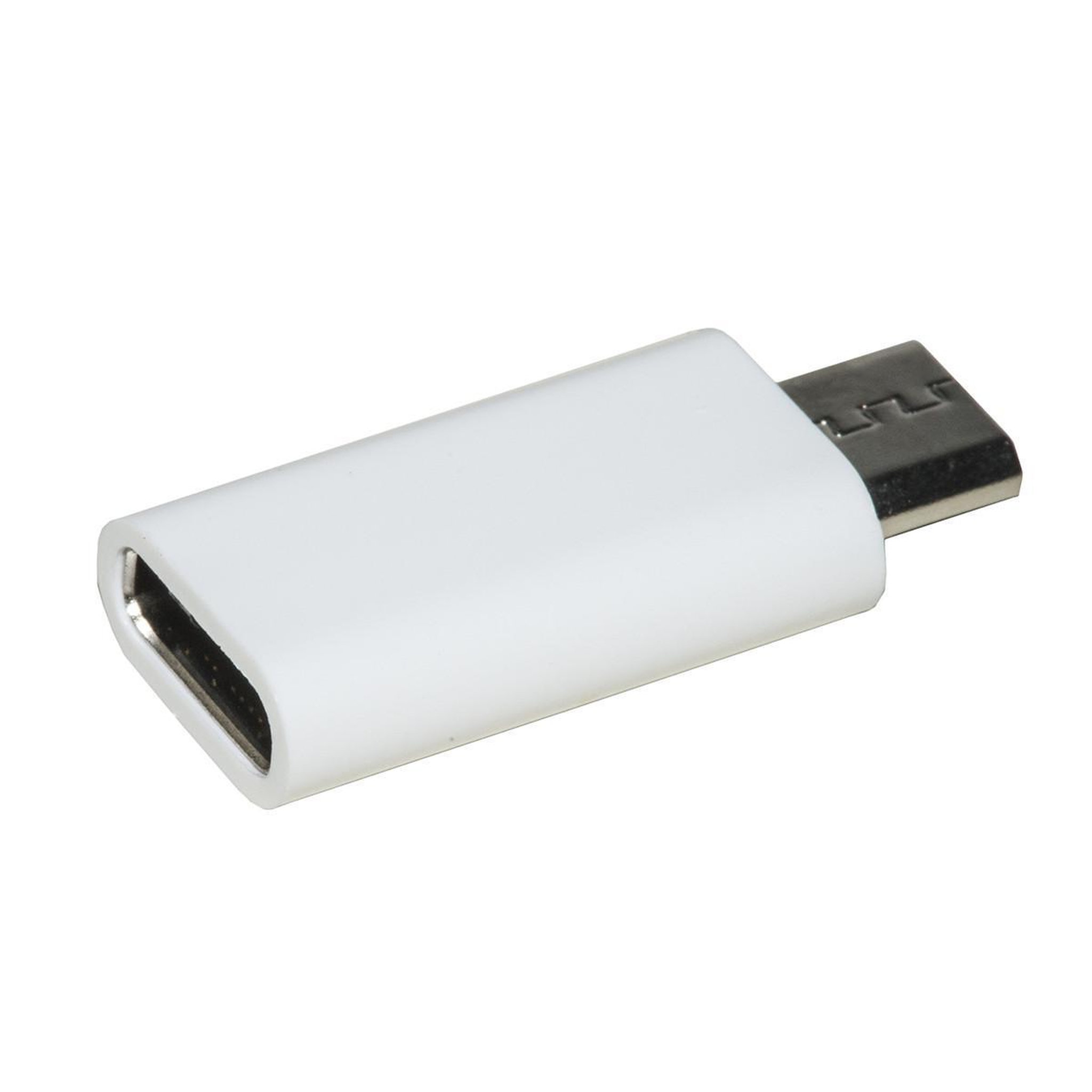Voir la diapositive 2 : LINK Link Accessori LKADAT113 changeur de genre de câble USB Type-C Micro-USB B Blanc