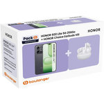 HONOR Smartphone Pack 600Lite Noir+Choice earbuds X8i Whi