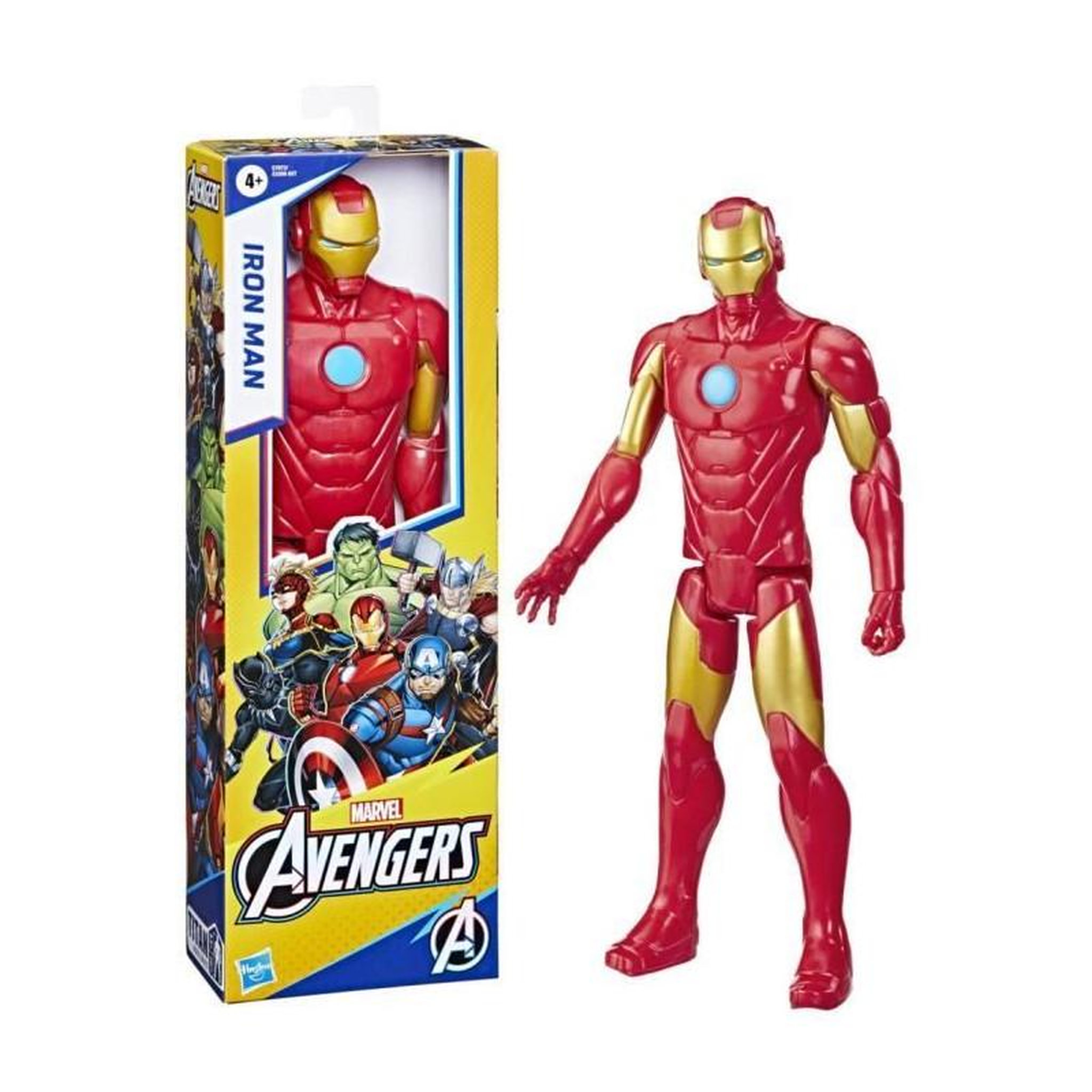 HASBRO Figurine Iron Man 30 cm, jouet Avengers Titan Hero Series pour enfants a partir de 4 ans, Marvel