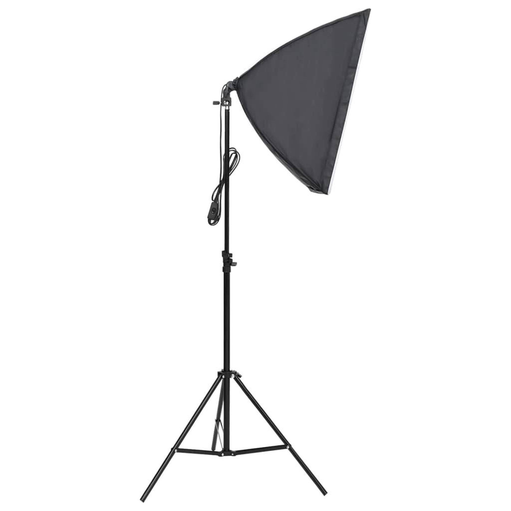 Voir la diapositive 4 : VIDAXL Kit de studio photo avec eclairage et toile de fond