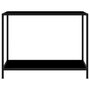 Voir la diapositive 2 : VIDAXL Table console Noir 100x35x75 cm Verre trempe