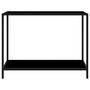 Voir la diapositive 2 : VIDAXL Table console Noir 100x35x75 cm Verre trempe