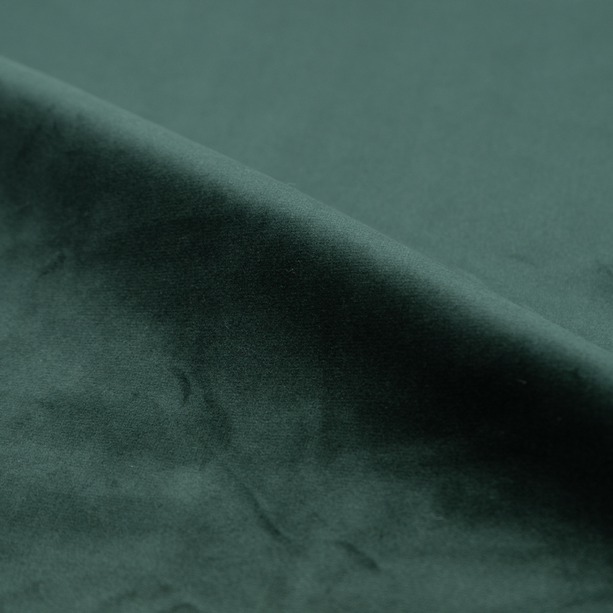 Rendez vous déco Lit double 140x190 cm en velours vert et pieds doré - Gala