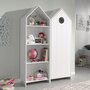 Voir la diapositive 1 : Paris Prix Pack - Étagère & Armoire 4 Niveaux  Casami  171cm Blanc