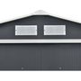 Voir la diapositive 2 : Habitat et Jardin Abri de jardin métal  Vegas - 15 m² - Gris