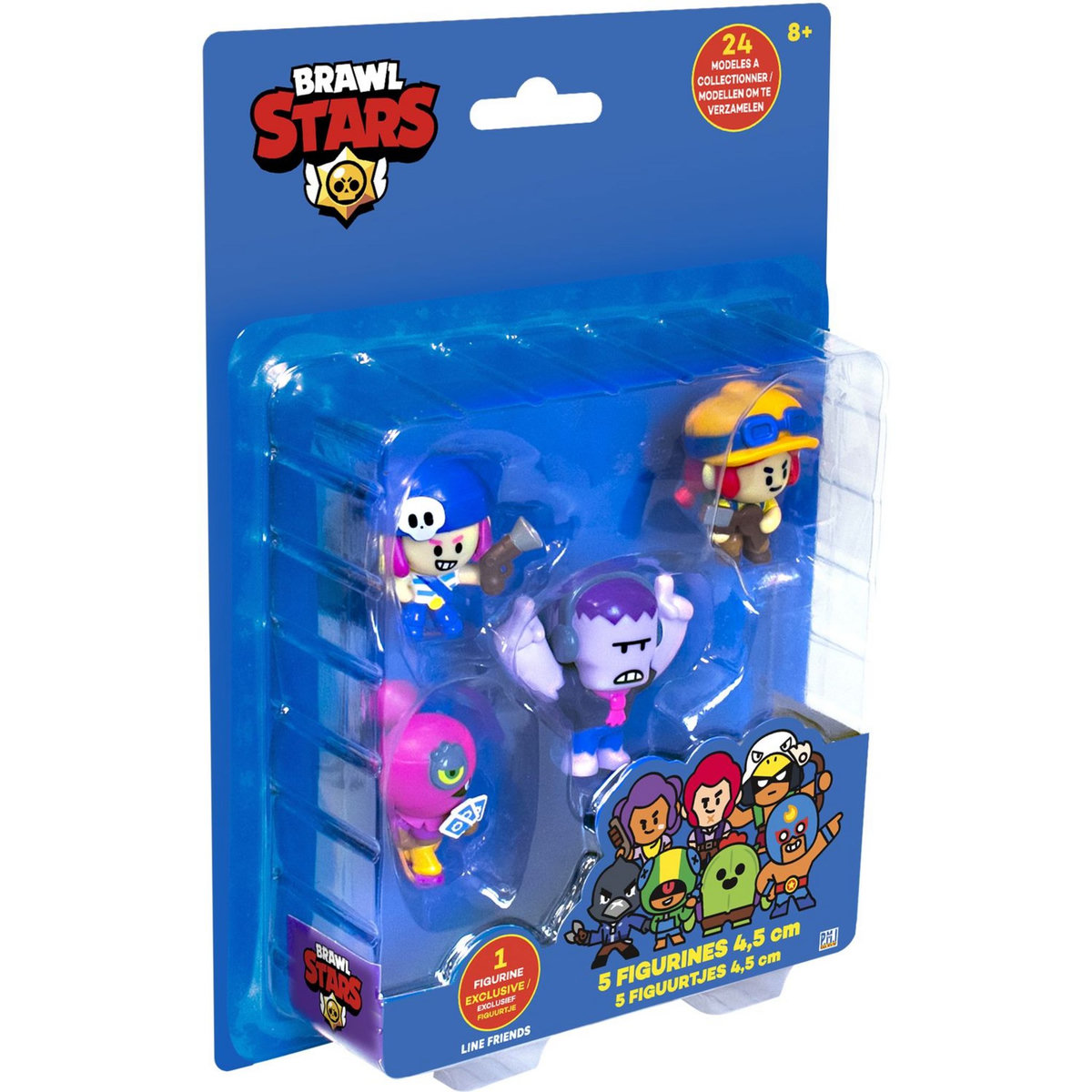 LANSAY Brawl Stars 5 Figurines 4,5cm #3