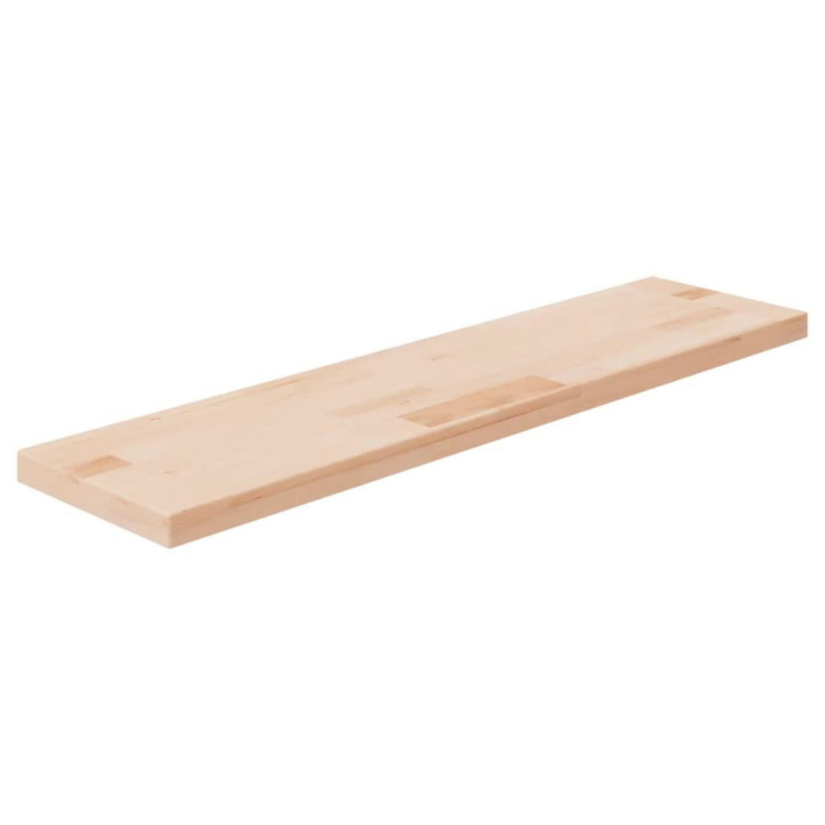 VIDAXL Panneau d'etagere 80x20x2,5 cm Bois de chene massif non traite