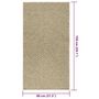Voir la diapositive 6 : VIDAXL Tapis ZIZUR beige 80x150 cm aspect de jute interieur exterieur
