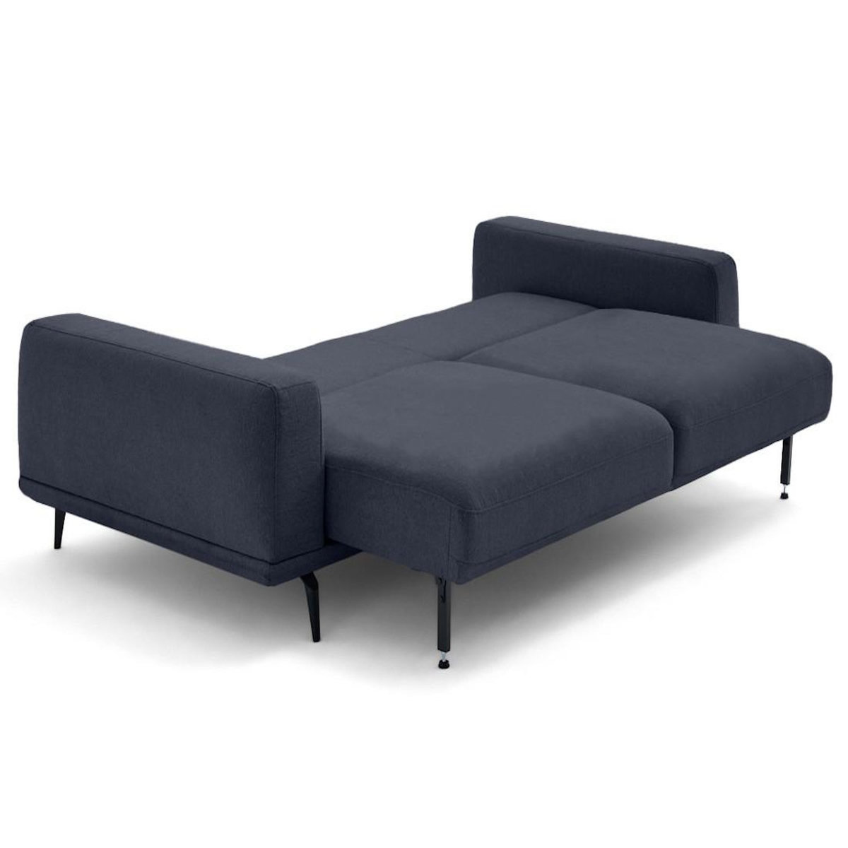 LISA DESIGN Vicence - canapé droit 3 places convertible en tissu