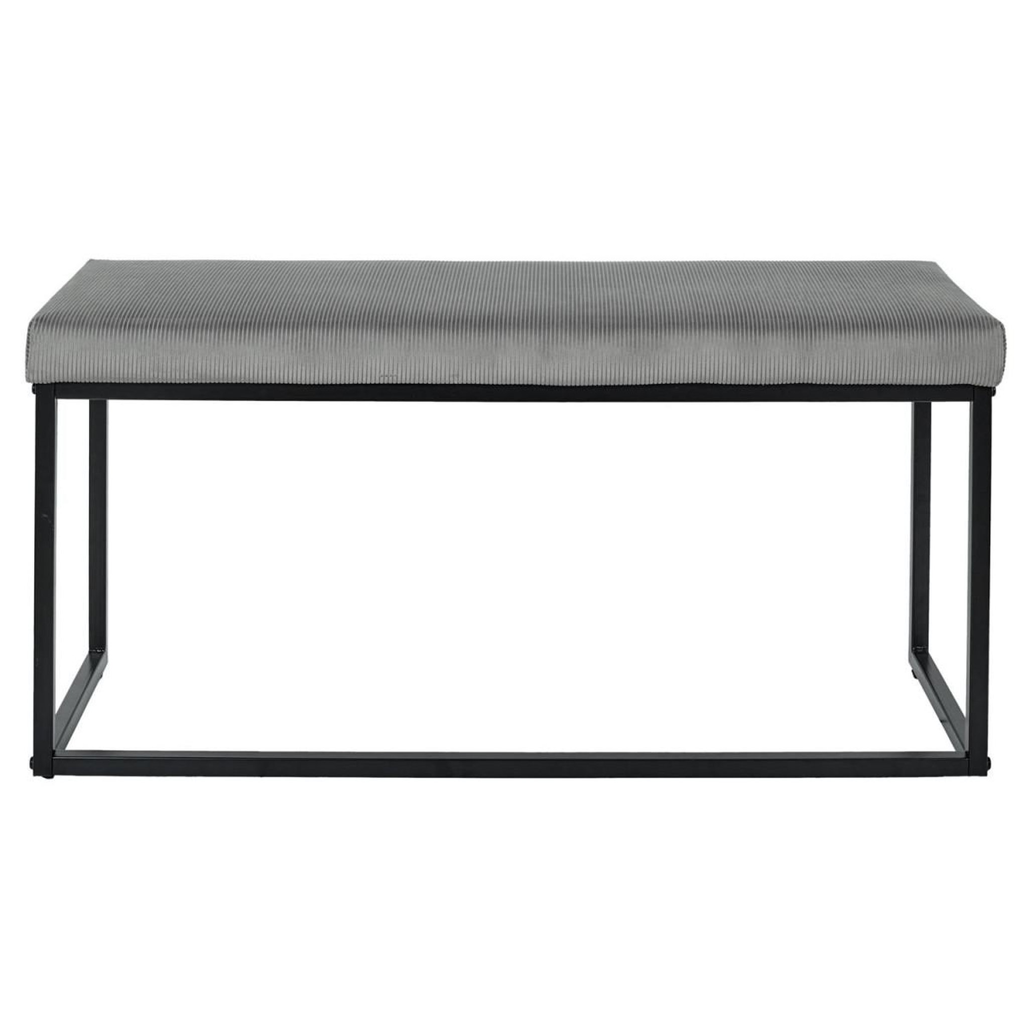 Voir la diapositive 3 : The Home Deco Factory Banc design  giulia  100cm gris