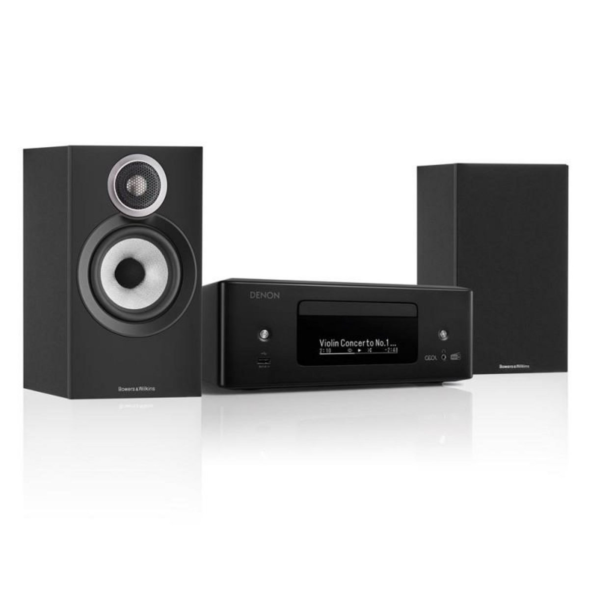 Denon Pack Mini Chaine RCD N12DAB + Enceinte BW607BK
