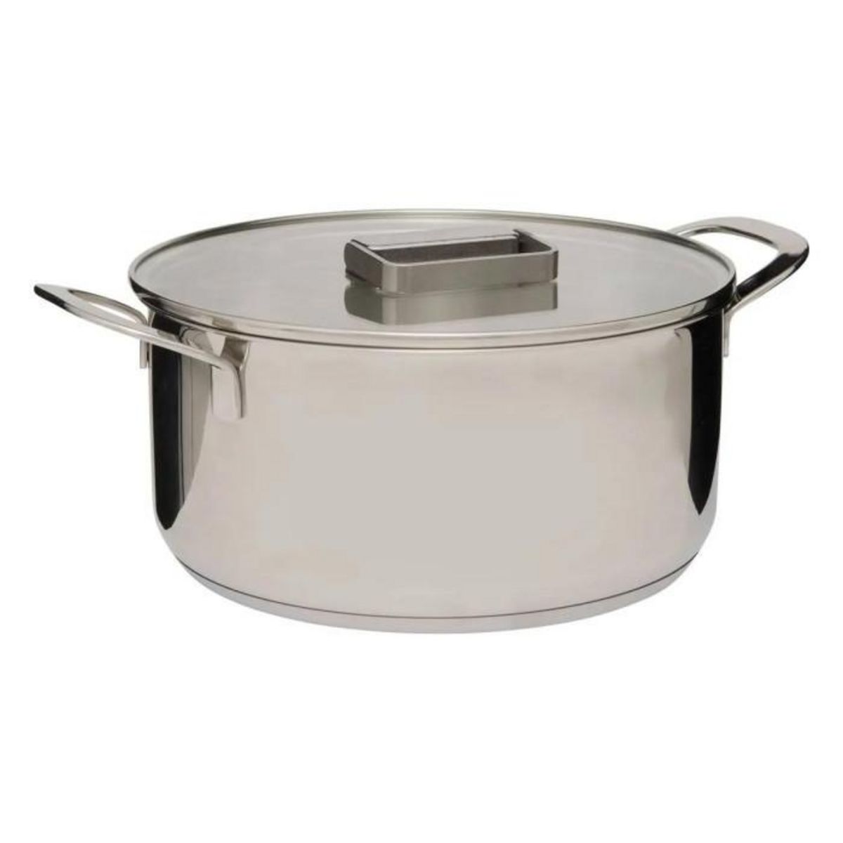 FIVE Lot de 2 Faitouts en Inox  Brillance  24cm Argent