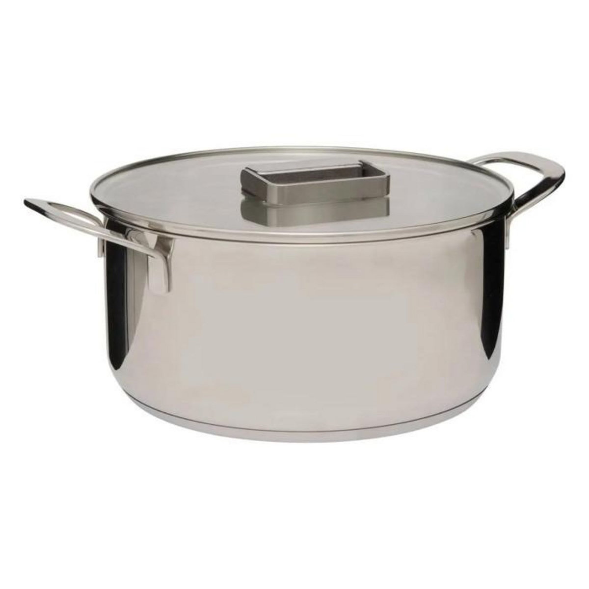 FIVE Lot de 2 Faitouts en Inox  Brillance  24cm Argent