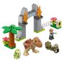 Voir la diapositive 2 : LEGO DUPLO Jurassic World 10939 - L'évasion du T. Rex et du Triceratops