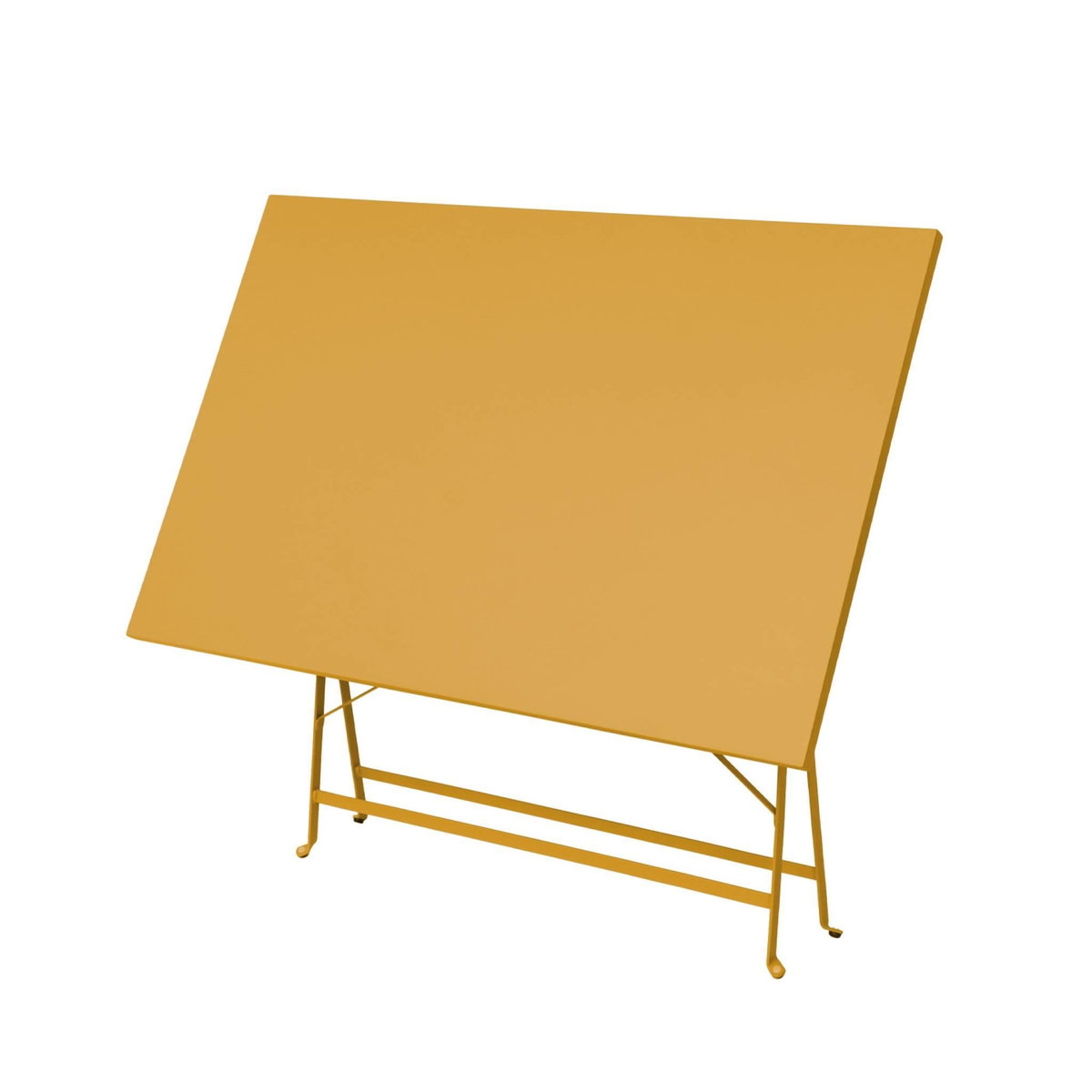 SWEEEK Table de jardin bistrot pliable - Emilia rectangle - Table rectangle 110x70cm en acier thermolaqué