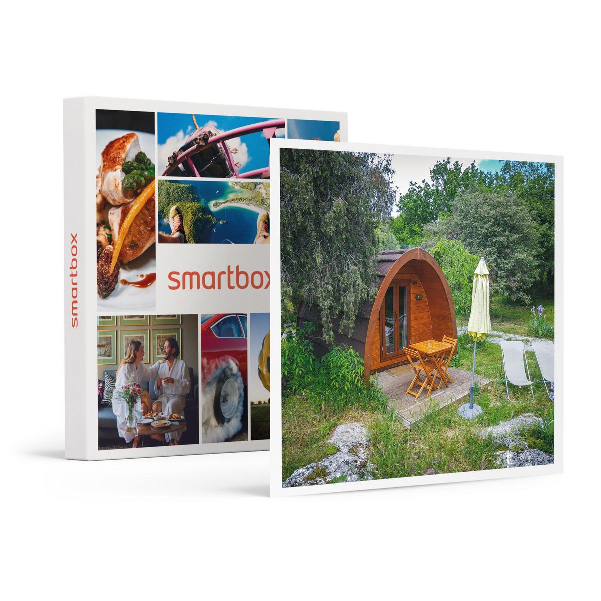 Smartbox 3 jours insolites en pod avec accès au spa en Ardèche - Coffret Cadeau Séjour
