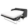 Voir la diapositive 2 : BEST MOBILIER Cosmos - canapé 3 places convertible express couchage quotidien 140 cm matelas 11 cm en tissu