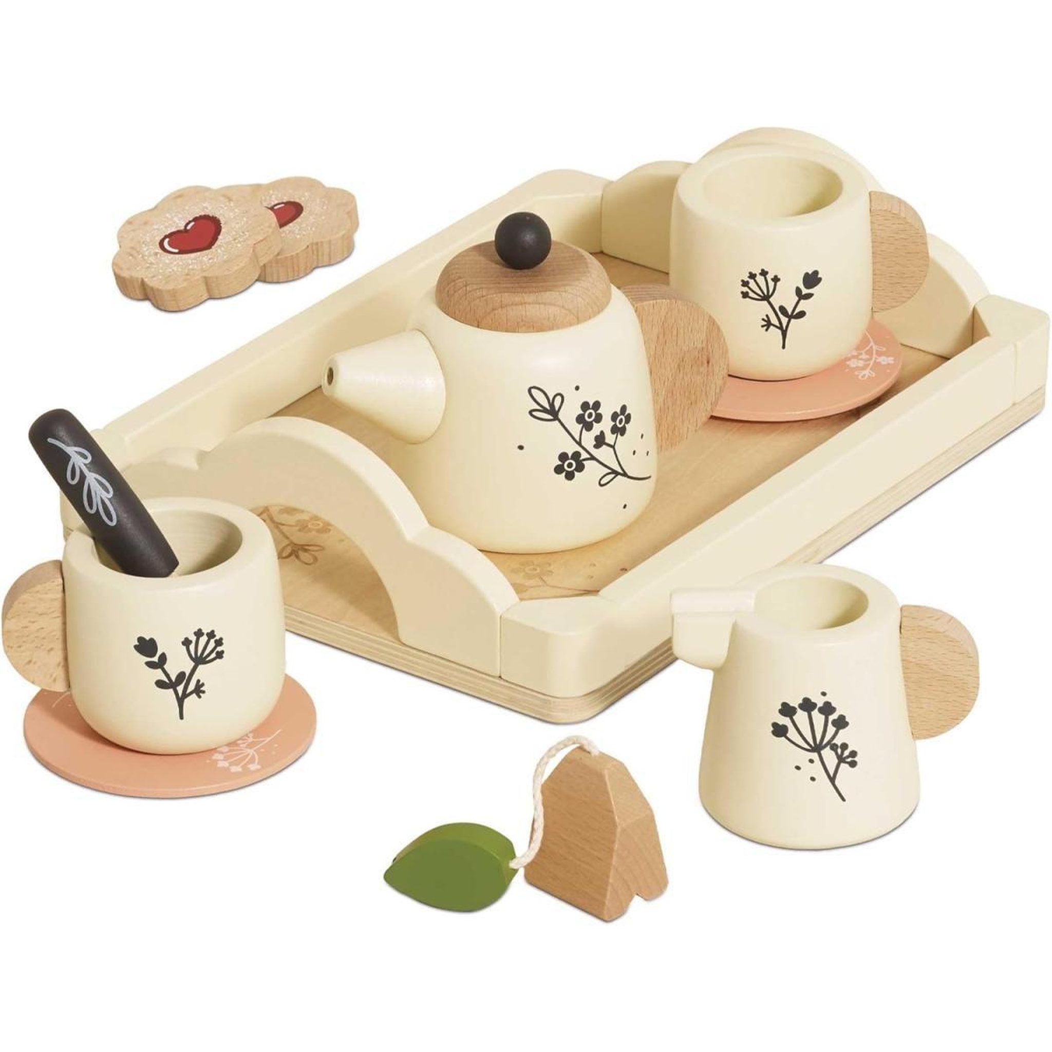 Le Toy Van Set De Thé Et Plateau - 12 Pièces