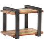 Voir la diapositive 1 : VIDAXL Table de chevet 50x40x40 cm Bois de recuperation massif