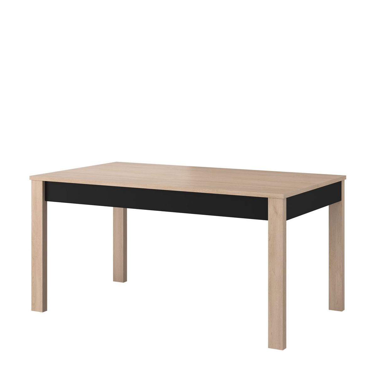 Ensemble table de séjour extensible L157/207 cm + buffet 3 portes + buffet haut LOLA