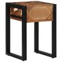 Voir la diapositive 5 : VIDAXL Table d'appoint multicolore 35x35x50cm bois massif recuperation