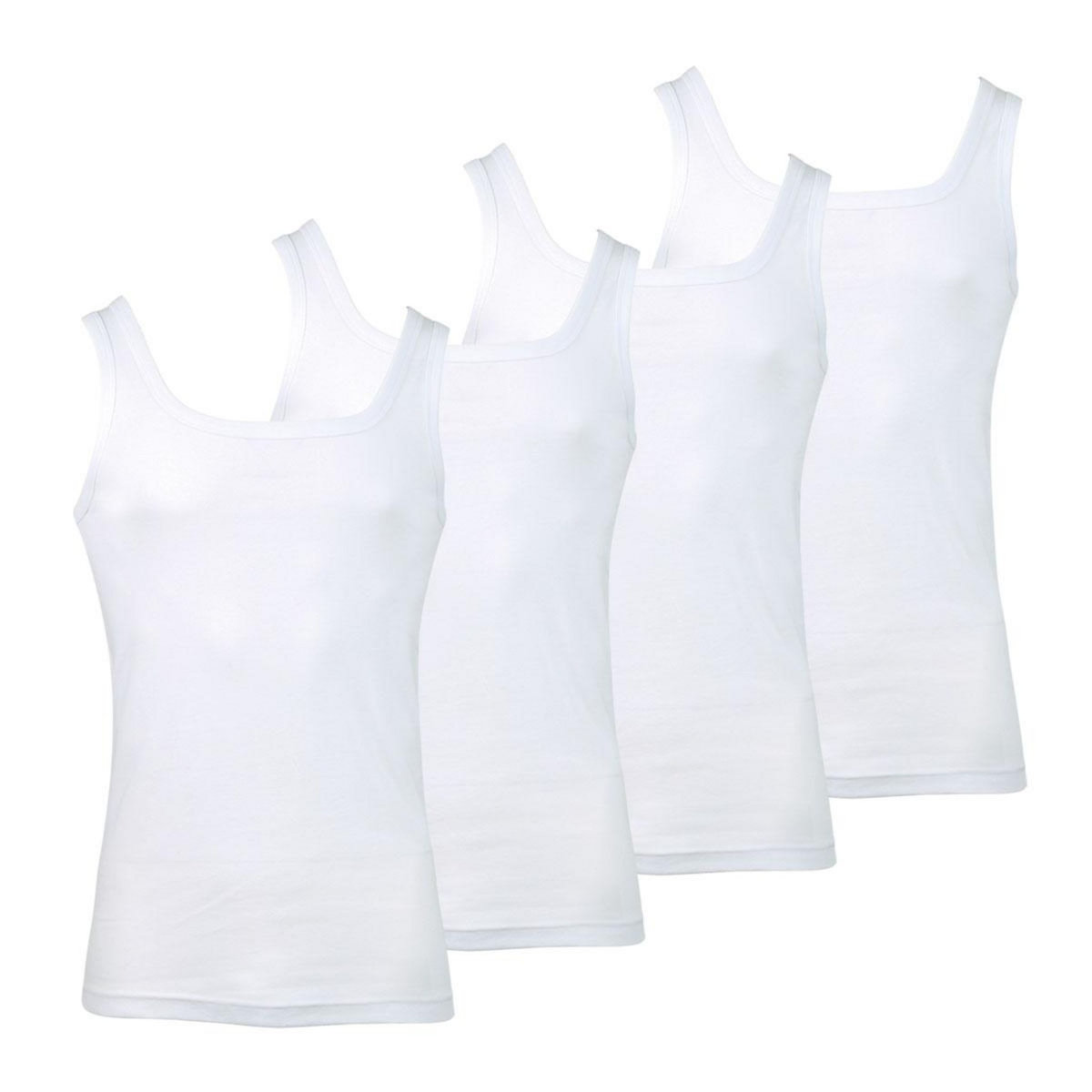 Athena Lot de 4 débardeurs homme Eco Pack