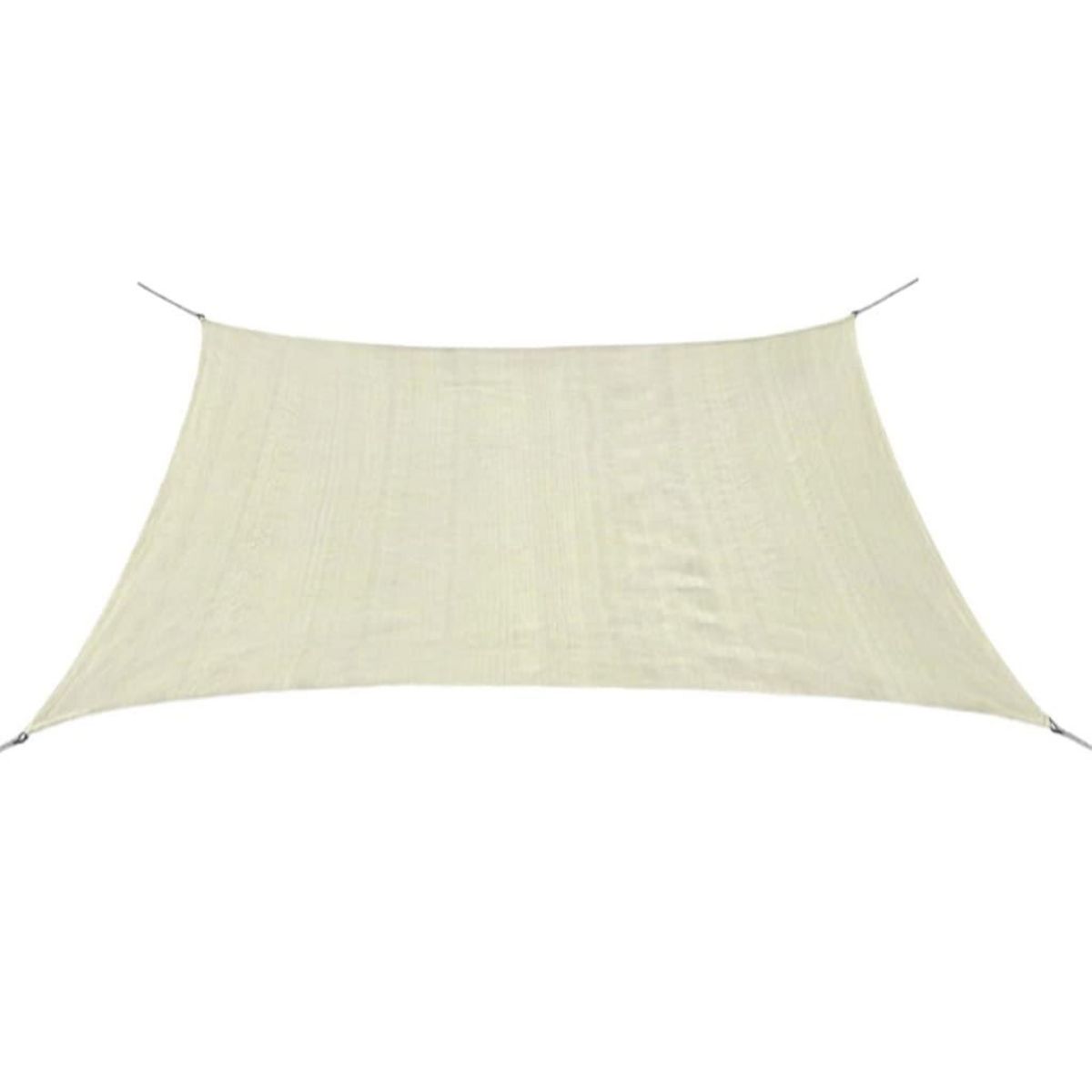 VIDAXL Parasol en PEHD carre 3,6 x 3,6 m Creme