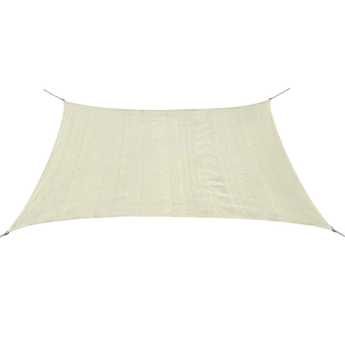 VIDAXL Parasol en PEHD carre 3,6 x 3,6 m Creme