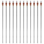 Voir la diapositive 4 : VIDAXL Flèche d arc recourbé standard 12 pcs 30 0,76 cm carbone