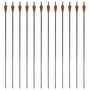 Voir la diapositive 4 : VIDAXL Flèche d arc recourbé standard 12 pcs 30 0,76 cm carbone