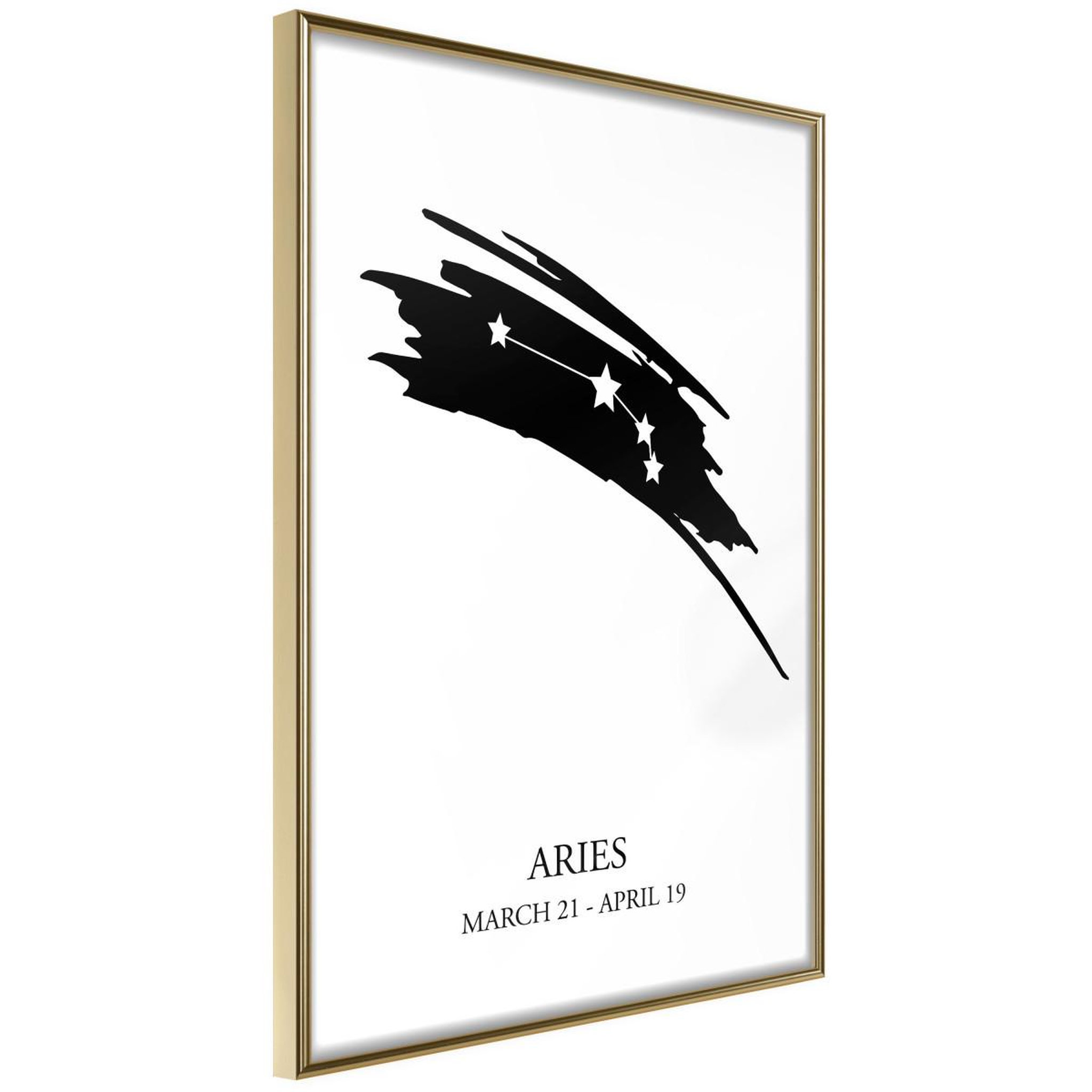 Voir la diapositive 1 : Paris Prix Affiche Murale Encadrée  Zodiac Aries I