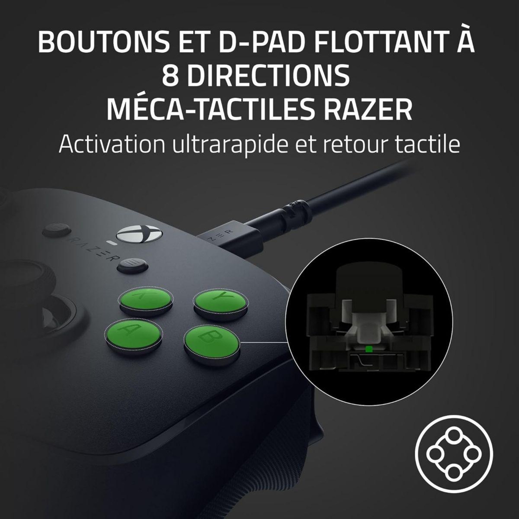 Voir la diapositive 5 : Razer Manette wolverine v3 tournament ed noir