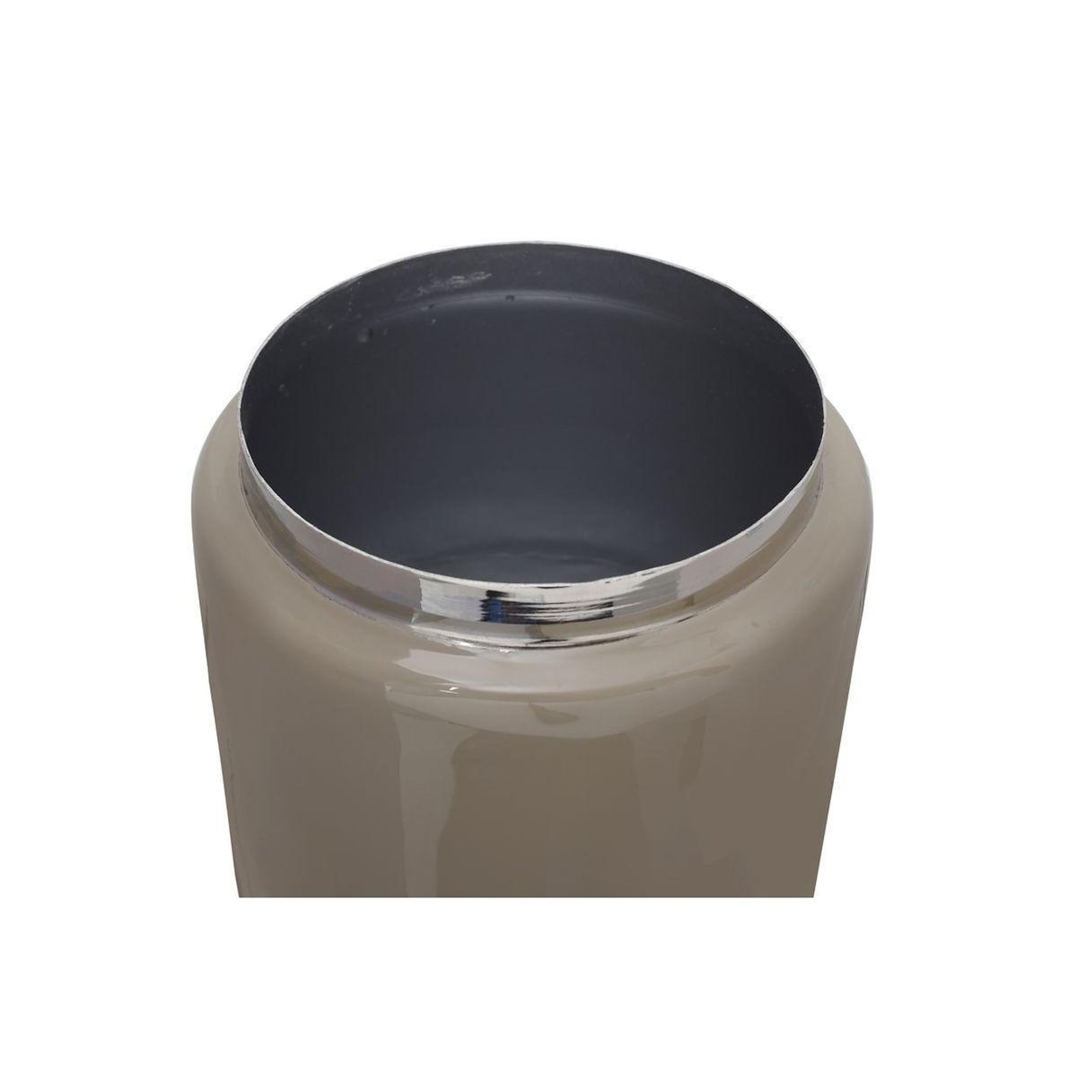 Paris Prix Vase Déco Rond  Uniqa  30cm Taupe & Argent