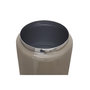 Voir la diapositive 2 : Paris Prix Vase Déco Rond  Uniqa  30cm Taupe & Argent