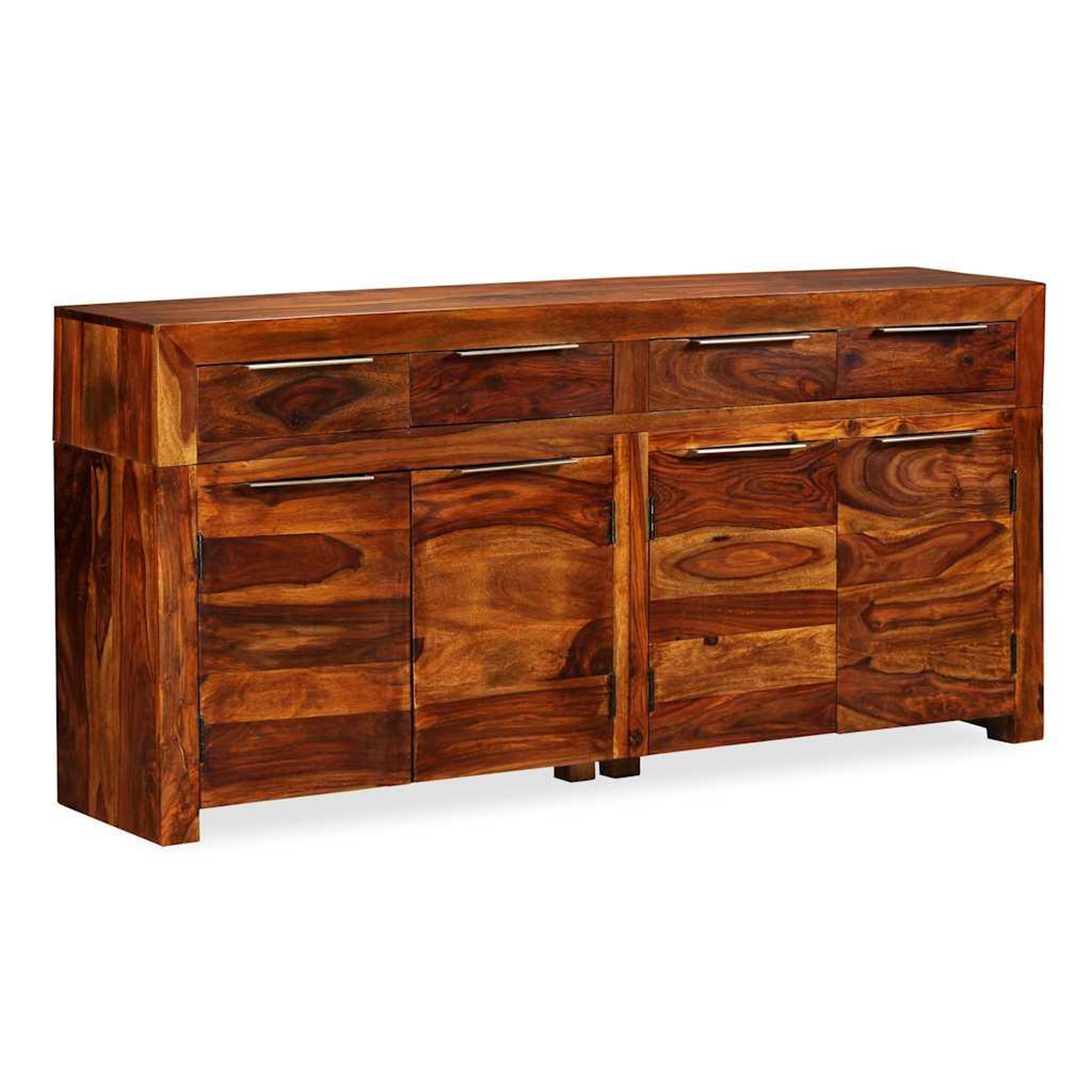 Voir la diapositive 1 : VIDAXL Buffet Bois massif 160x35x75 cm