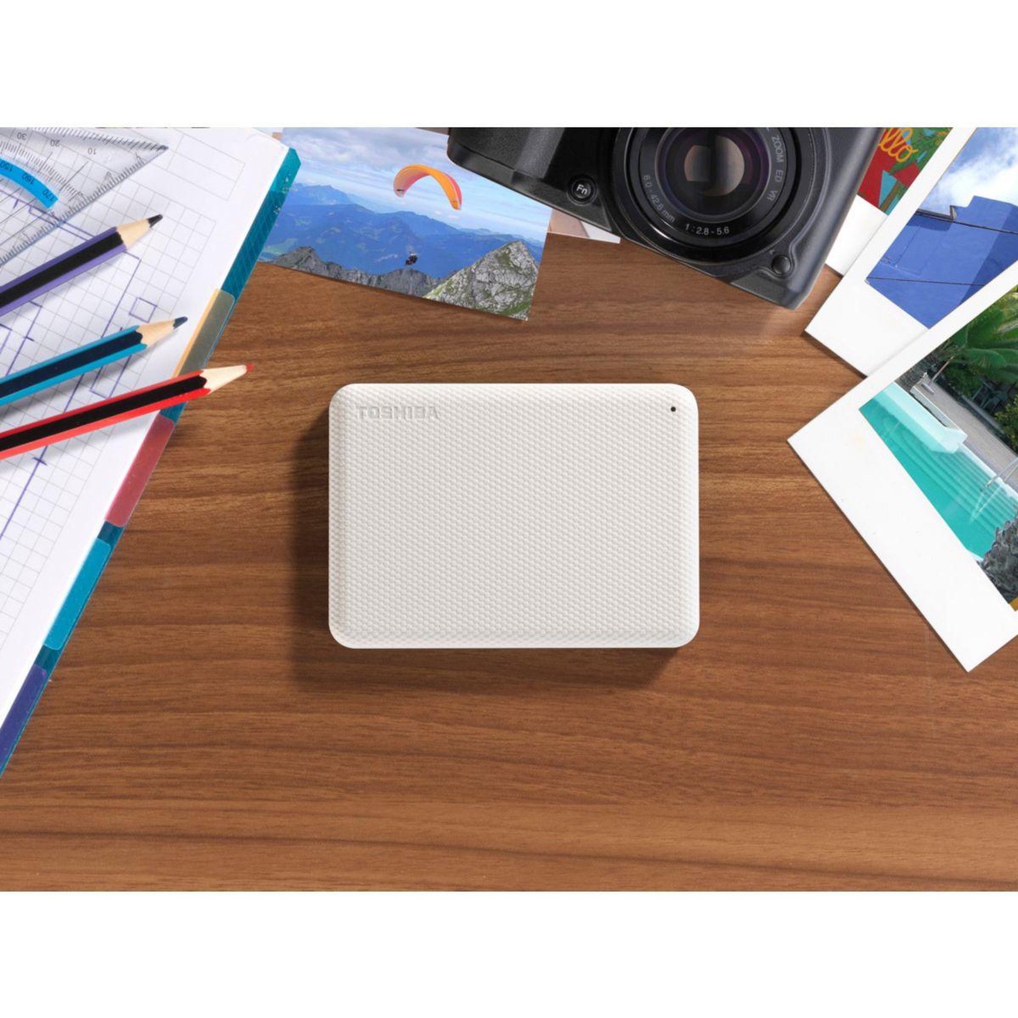 Voir la diapositive 4 : Toshiba Disque dur externe canvio advance 2 to beige