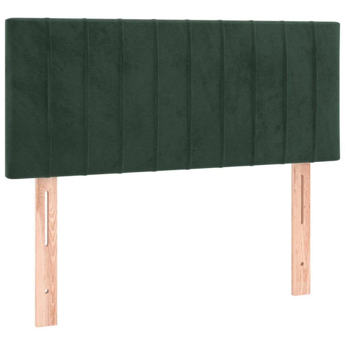VIDAXL Tete de lit Vert fonce 100x5x78/88 cm Velours