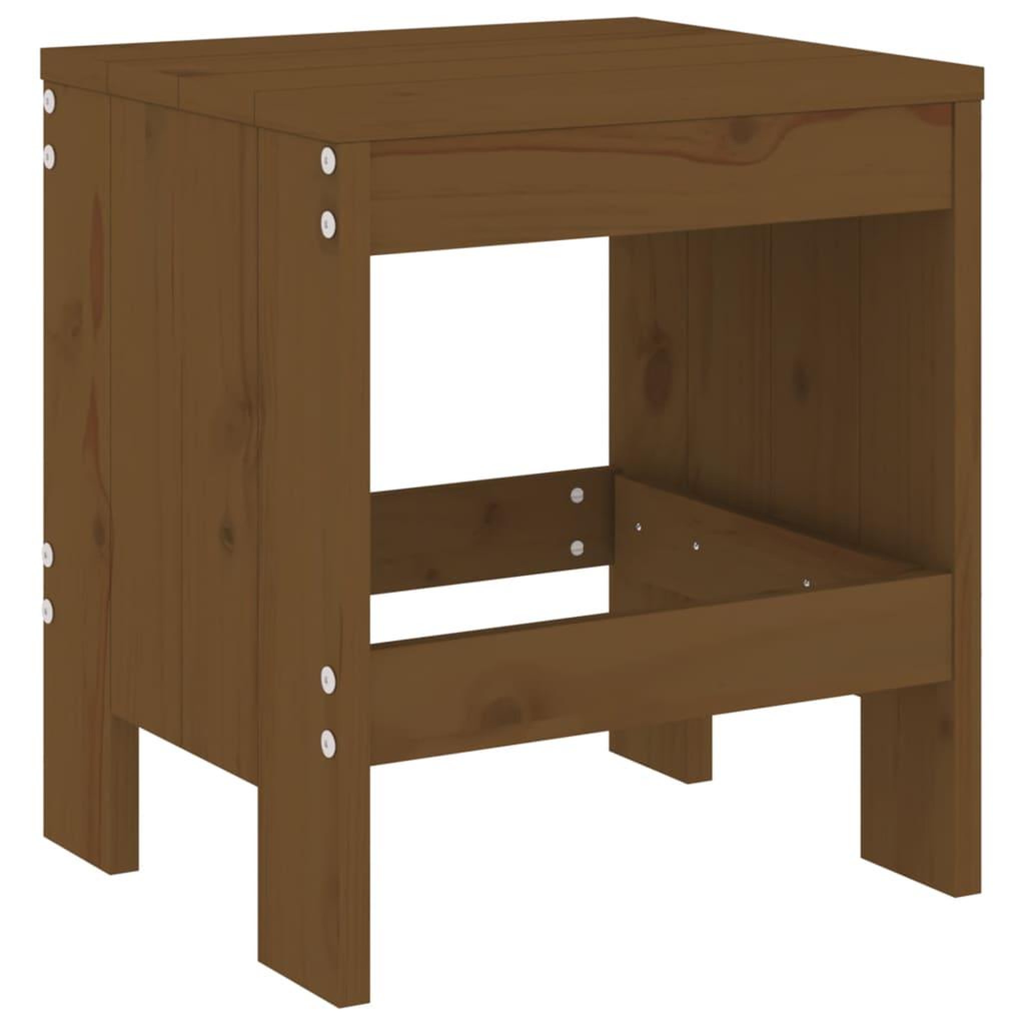 Voir la diapositive 4 : VIDAXL Ensemble a manger de jardin 13 pcs marron miel bois pin massif