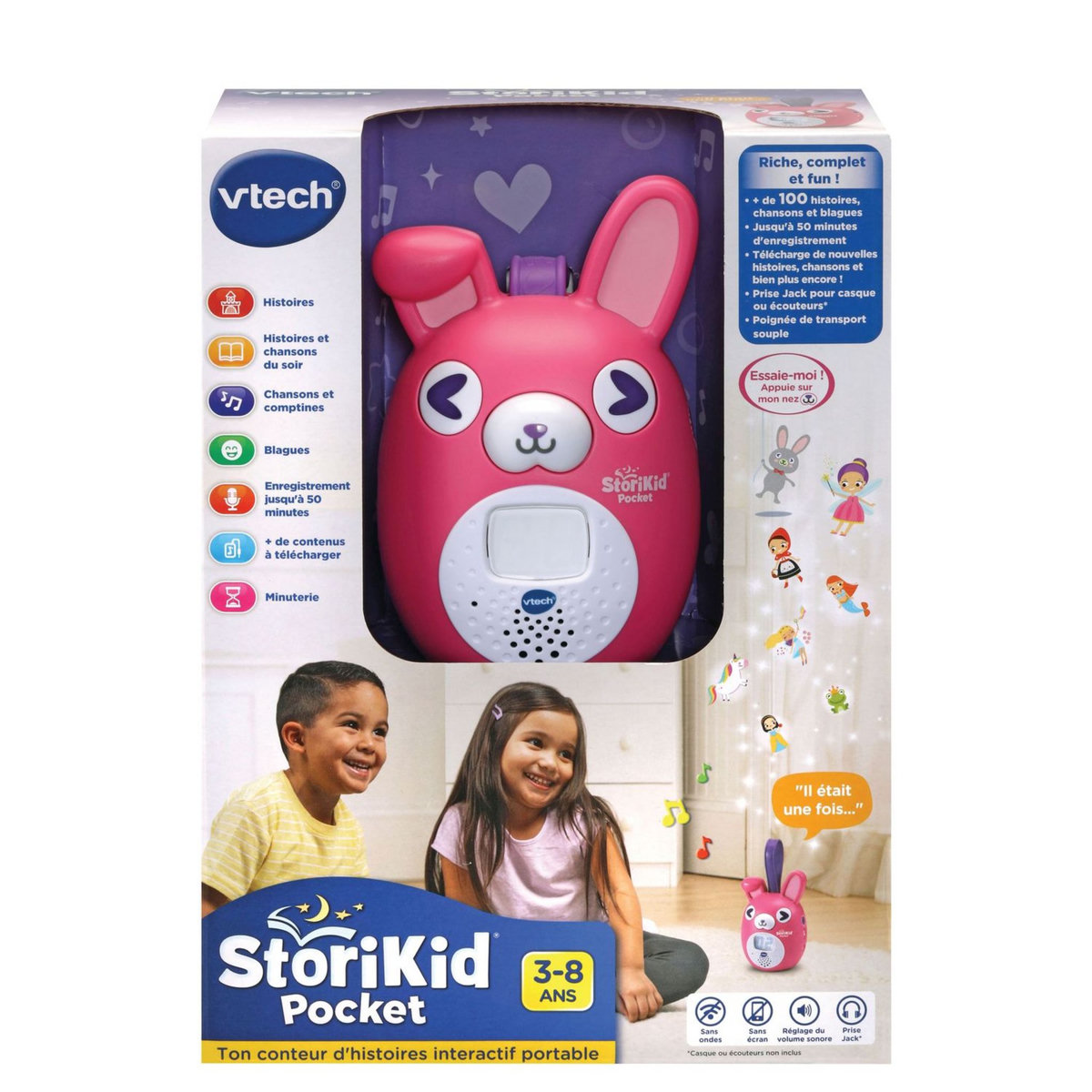 VTECH StoriKid Pocket rose