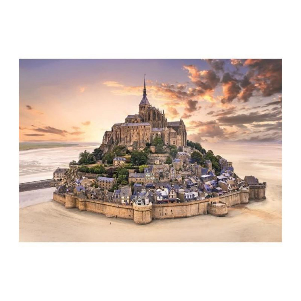 CLEMENTONI Puzzle Clementoni Compact 1500 pièces - Le Mont Saint-Michel