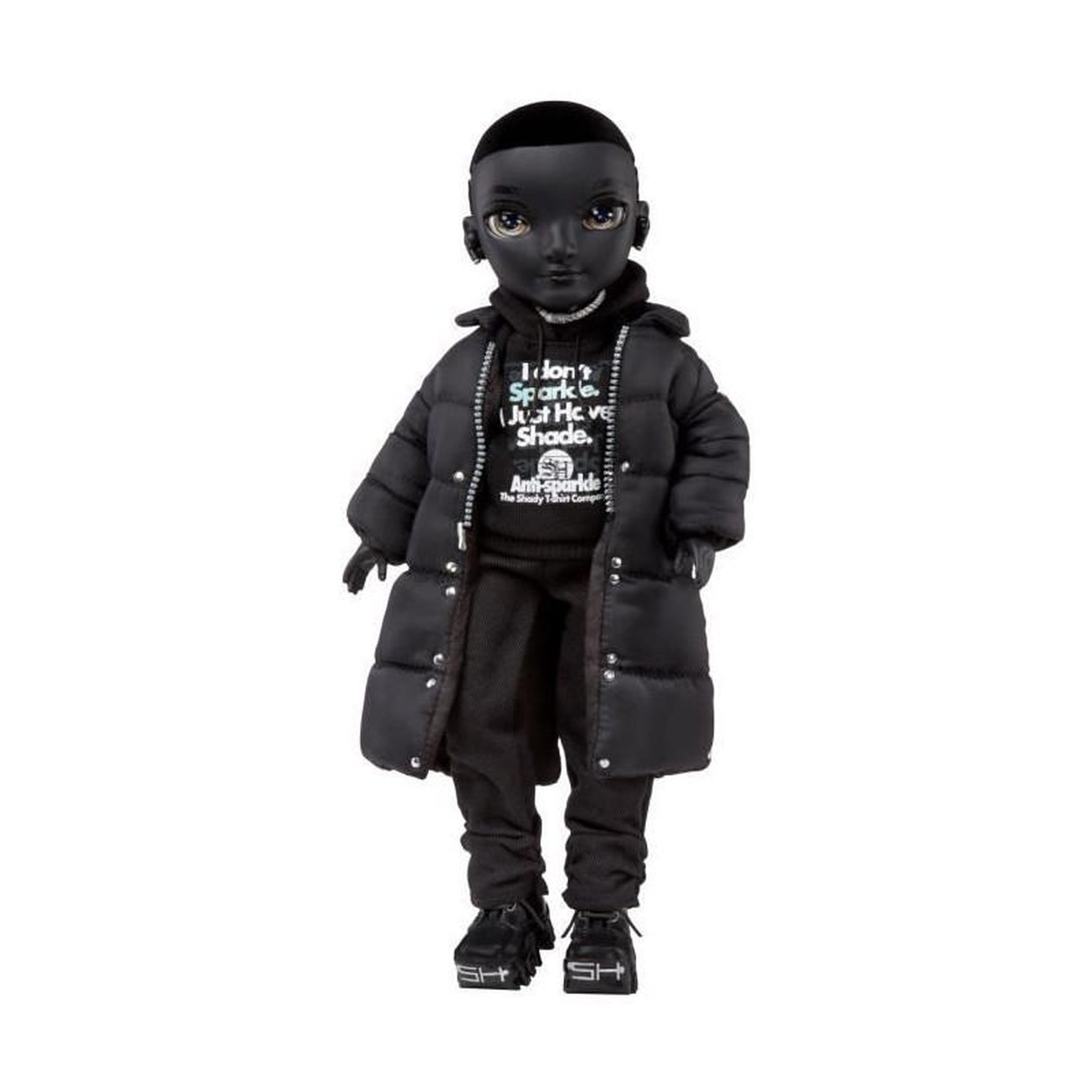 Voir la diapositive 1 : Rainbow Rainbow High - Shadow High Fashion Doll - Rexx Mcqueen (Noir) Série 2