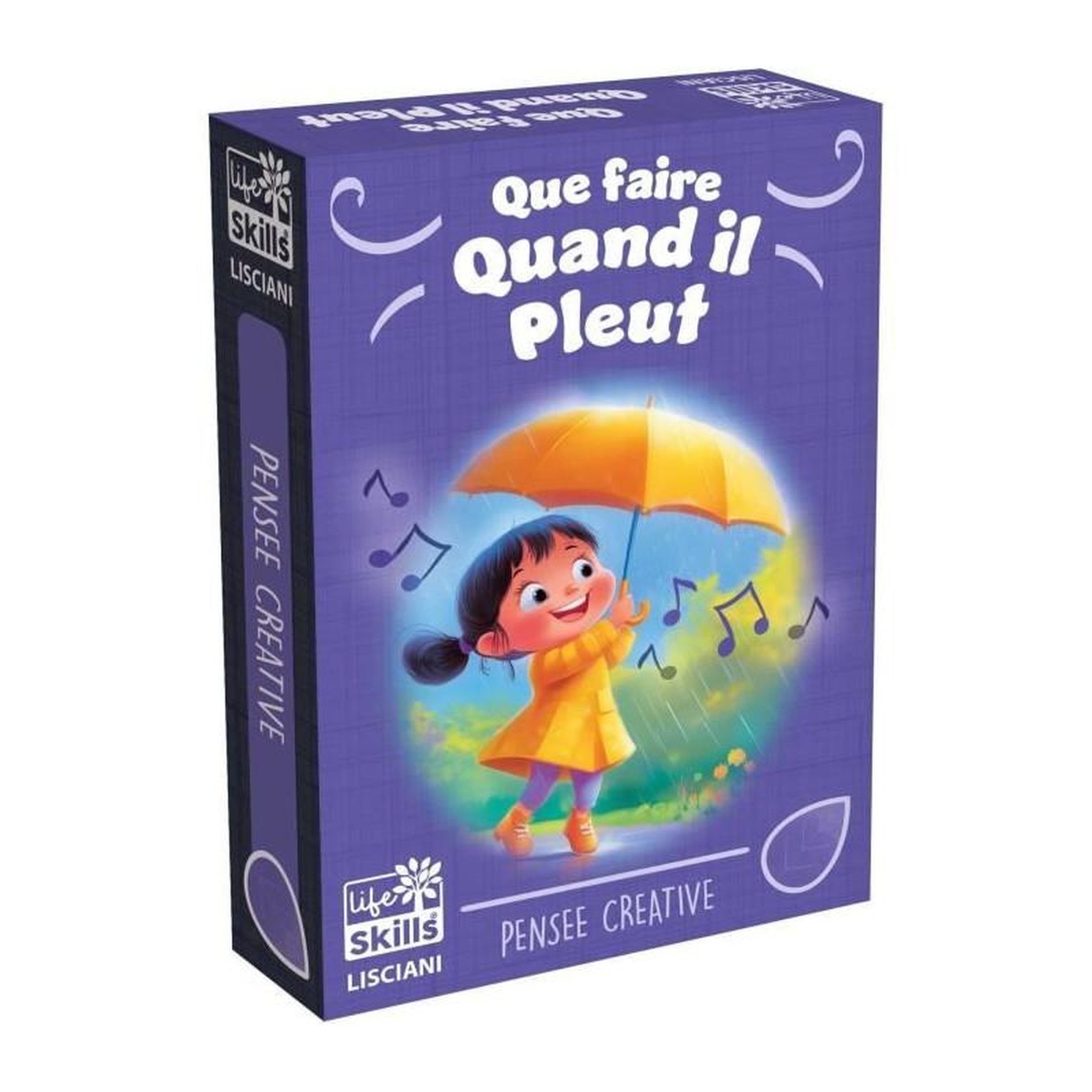 LISCIANI GIOCHI Jeu de cartes S'occuper quand il pleut - Jeu Éducatif - LIFE SKILLS - Cartes illustrées
