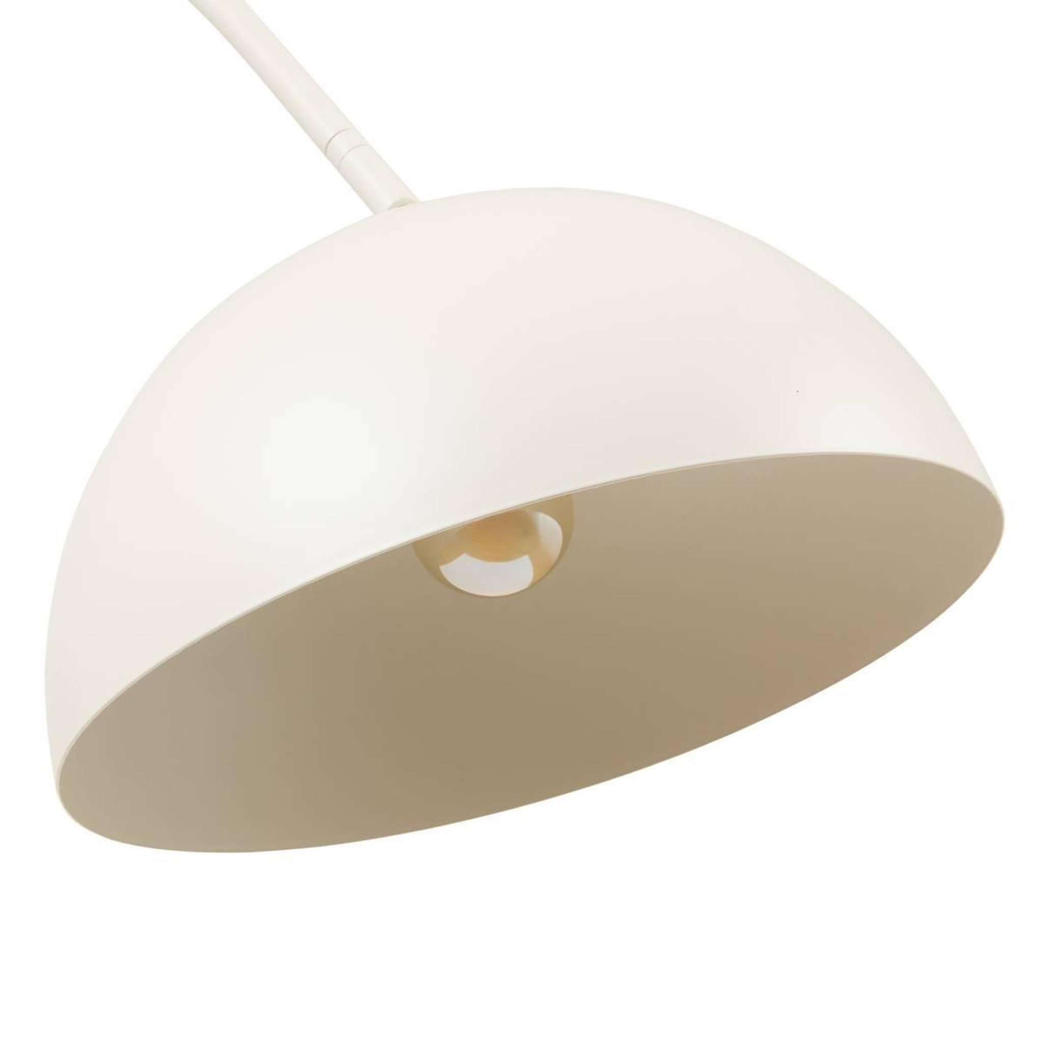 Voir la diapositive 2 : ATMOSPHERA Lampadaire arc en marbre  shani  193cm argile
