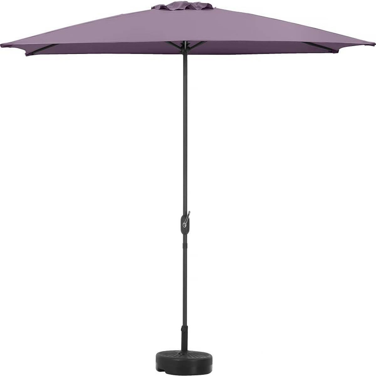 Habitat et Jardin Parasol rectangulaire inclinable  Sol 2  - 2 x 3 m - Violet