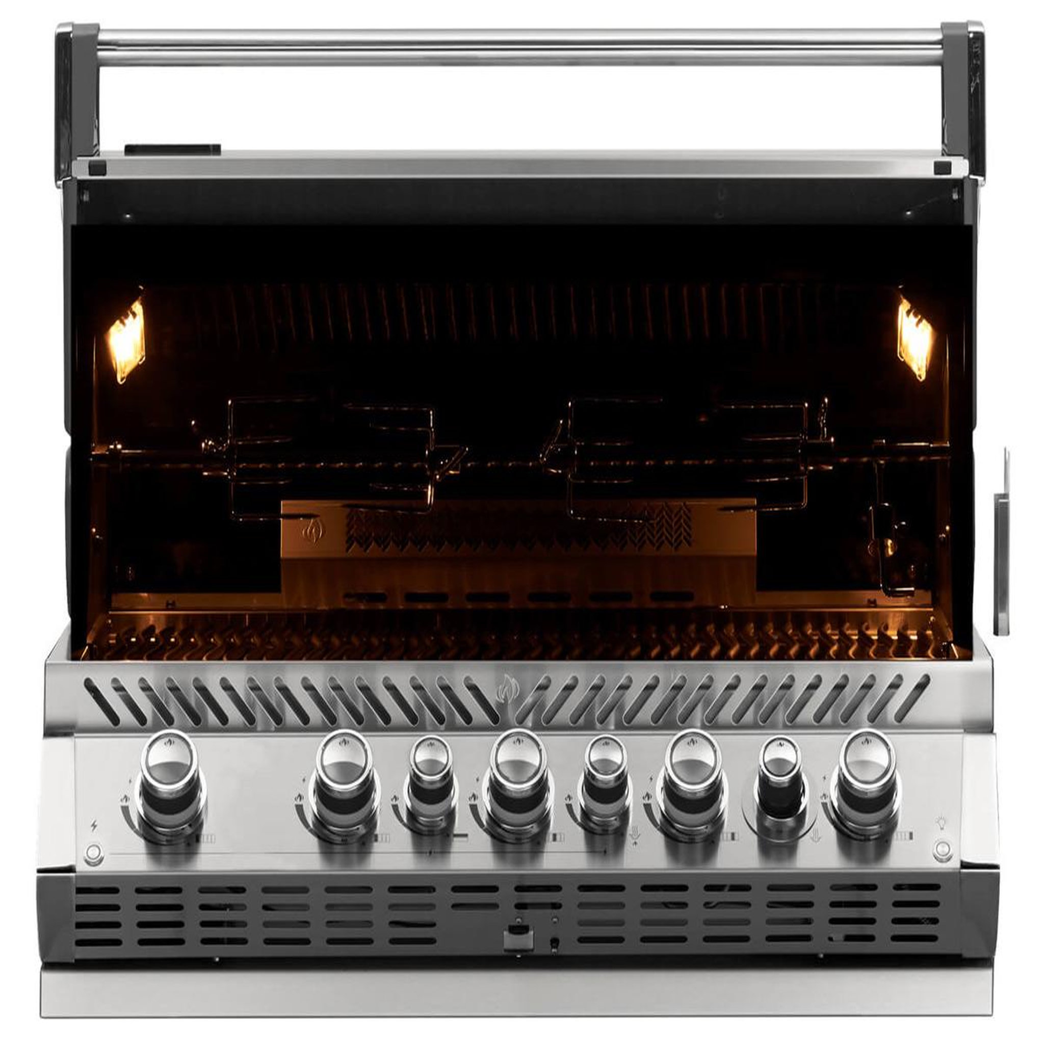 Voir la diapositive 3 : NAPOLEON Barbecue à gaz encastrable prestige pro 665 avec rôtissoire - napoleon