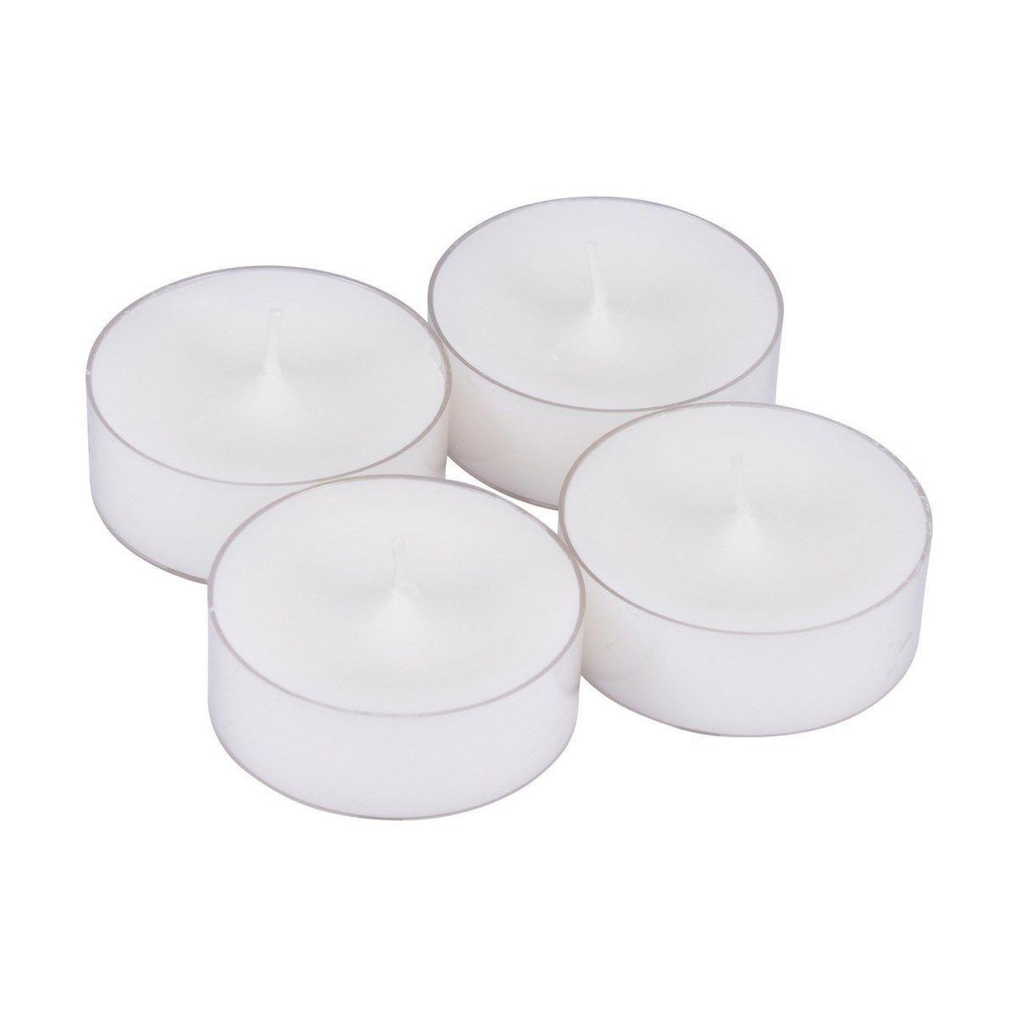 HOMEA Lot de 4 bougies parfumées chauffe-plat  trendie  neige éternelle