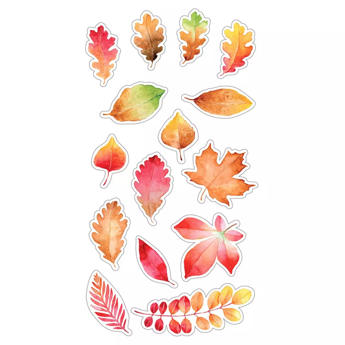 Artemio Stickers Puffies - Feuilles d'automne