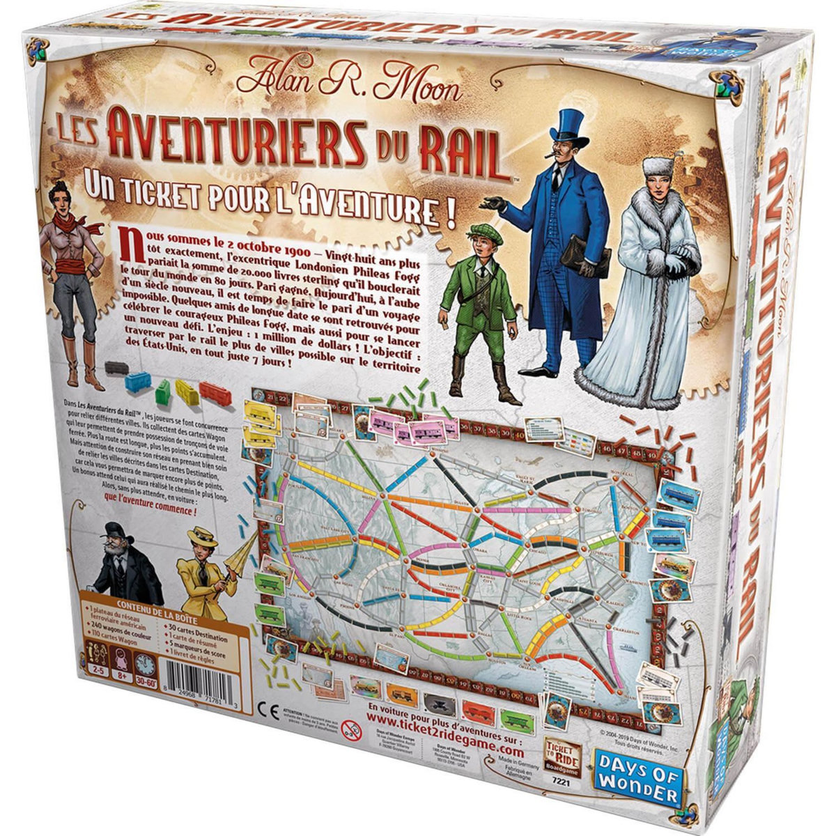 Asmodee Les Aventuriers du Rail USA